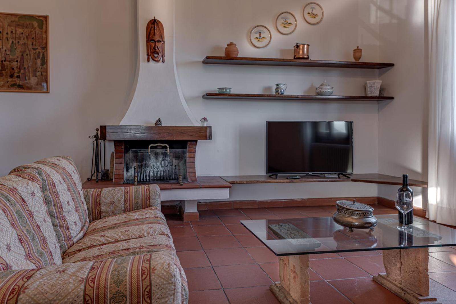 Fattoria I Tribbi Apartment Ambra Стая снимка
