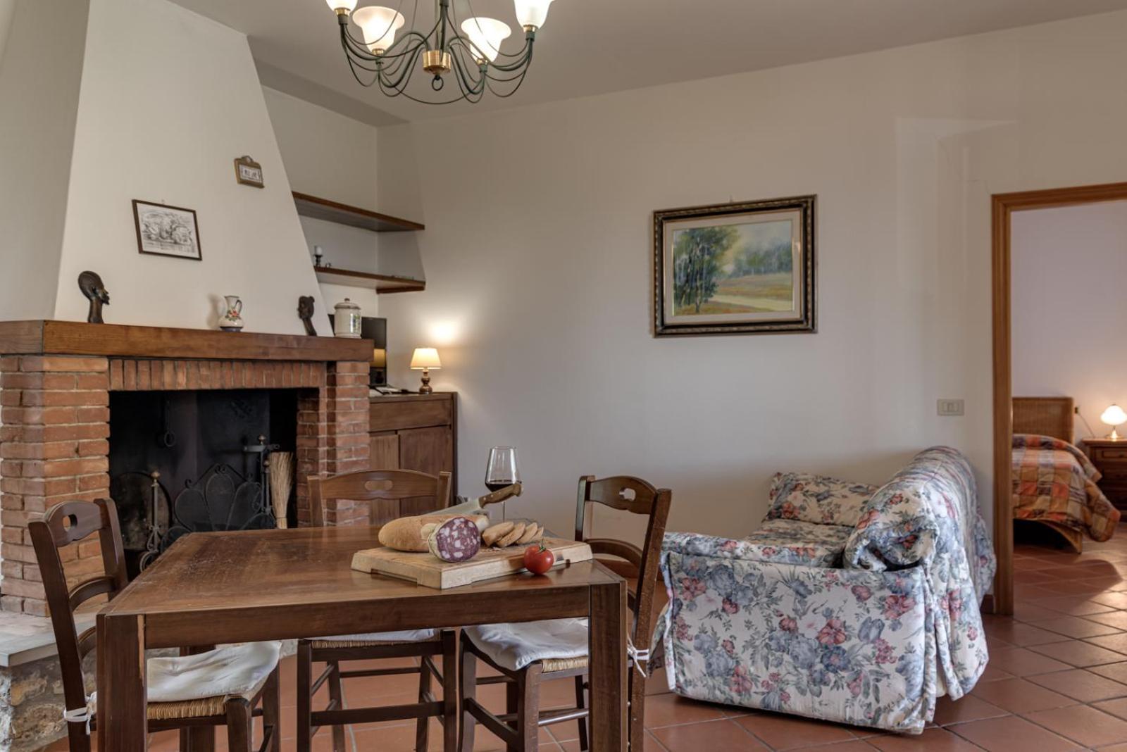 Fattoria I Tribbi Apartment Ambra Стая снимка
